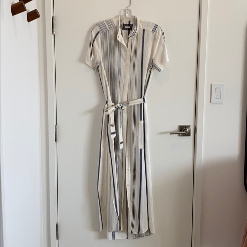 Reformation ankle length shirt dress